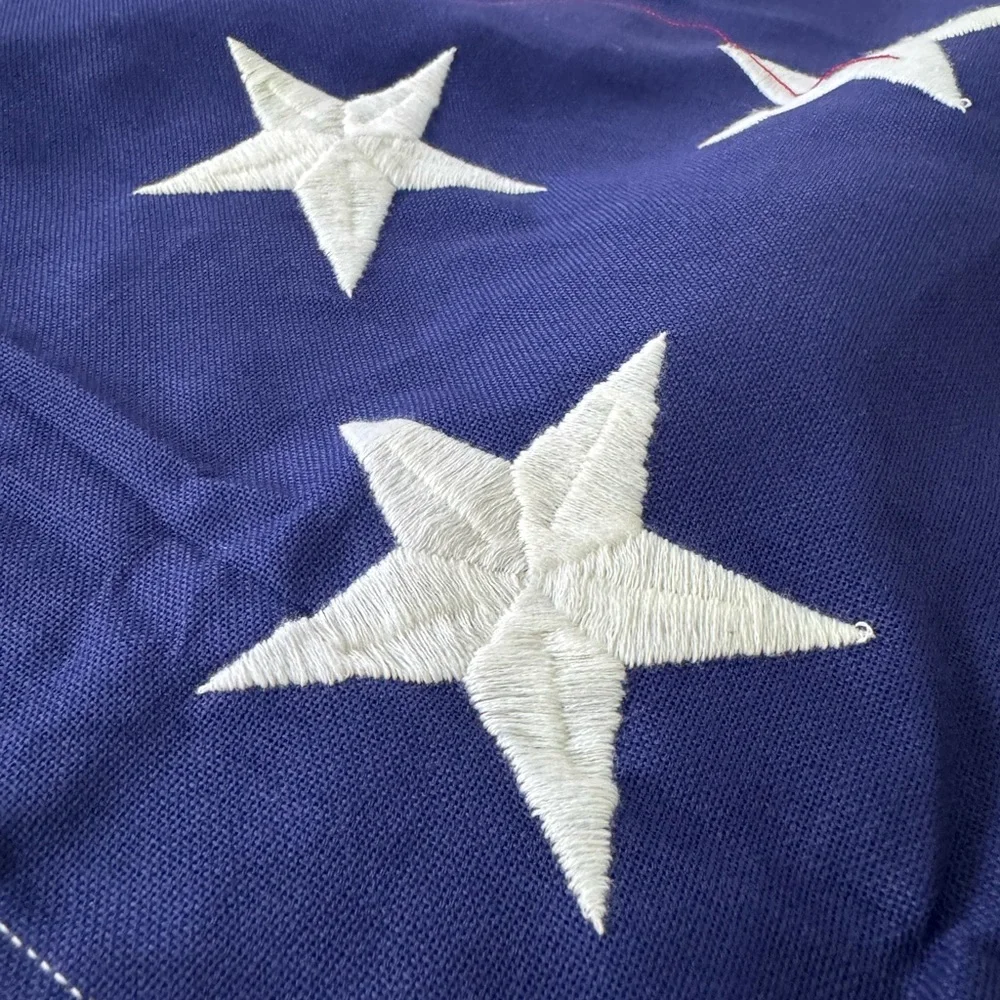 Vintage 5x8 American Flag 🇺🇸 Valley Forge 100% Cotton Made in USA